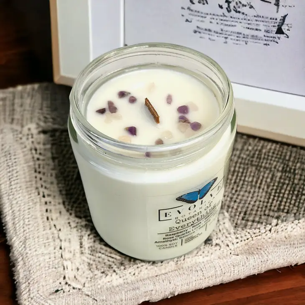 Wood Wick Gem Soy Candle - Queen of Everything (Mother's Day)-4